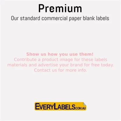 premium standard commercial blank printable paper labels