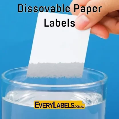 Dissolvable paper labels a4 dishwasher
