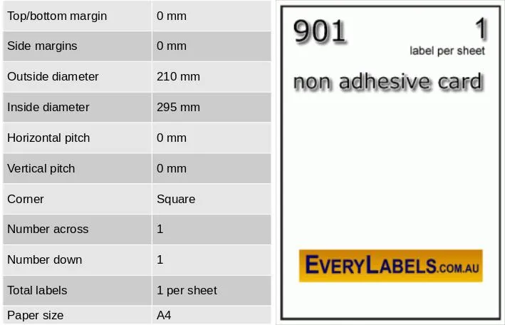 901 non adhesive card table