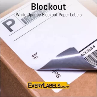 white opaque blockout blank paper labels 1