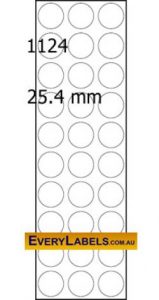 1124 Circles - 25.4 mm