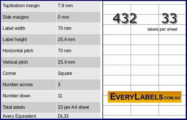 432 rectangle self adhesive blank labels