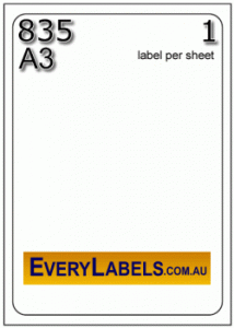 A3 1 label - 835 - 280x400