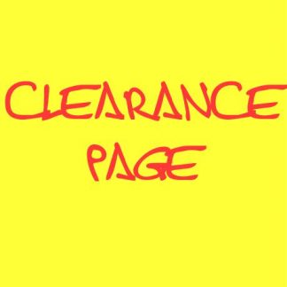Clearance Labels Page A4 A3 Roll sticky