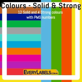 solid strong colors colours pms premium blank paper labels coloured 3