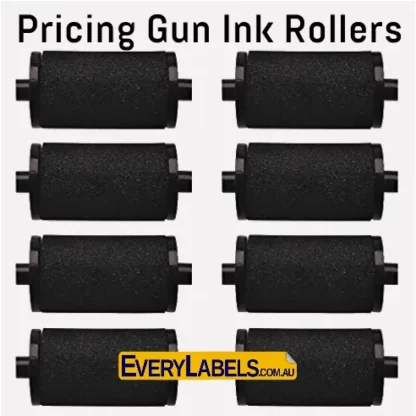 ink rollers, pricing guns